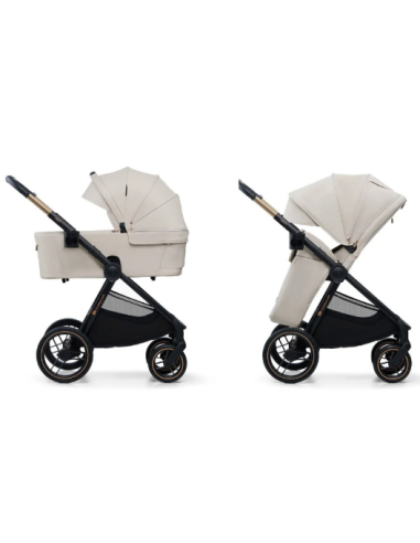 Kinderkraft NEA 2 Soft Beige - Passeggino 2 in 1 per Bambini fino a 27 kg