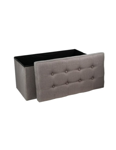 POUF: vendita online Pouf Lysandre Grigio 76x38x38 cm in MDF, Comodità e Design Elegante in offerta