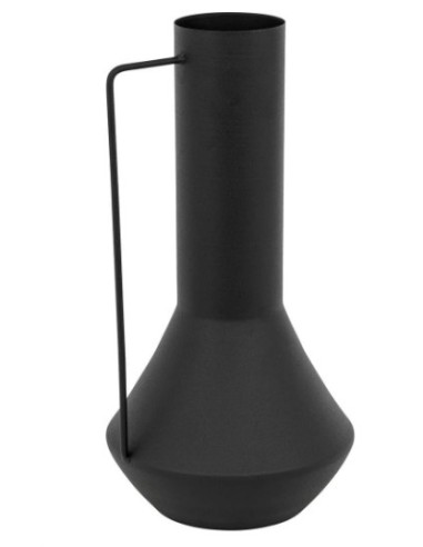 VASI D'ARREDO: vendita online Vaso Sylvain in metallo nero H35cm, vaso decorativo, vaso per piante, vaso elegante, vaso moder...