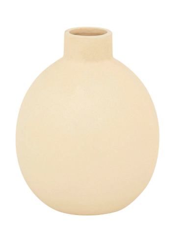 VASI D'ARREDO: vendita online Vaso ceramica 14x18cm beige, vaso decorativo, vaso per piante, vaso beige, arredamento casa, va...