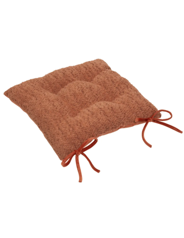 CUSCINI PER SEDIE - ARREDO: vendita online Cuscino per sedia Soana terracotta 38x38 cm, imbottitura poliestere, comodo e resi...