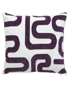 CUSCINO 204484C SAFINA VIOLA 40X40 POLIESTERE