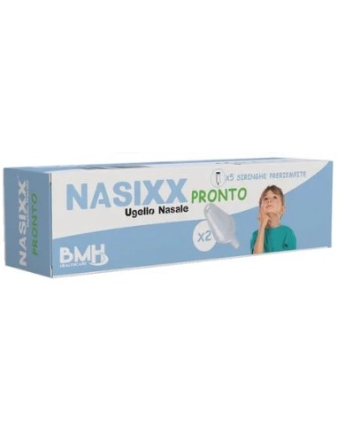 NASIXX – Kit per Lavaggio Nasale con 5 Siringhe di Soluzione Fisiologica e 2 Augelli | Shopincasa.it