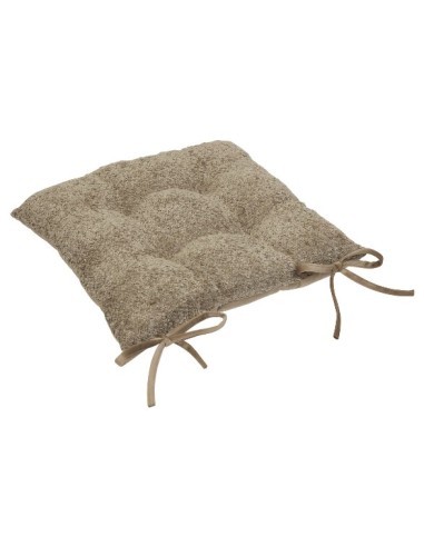 CUSCINI PER SEDIE - ARREDO: vendita online Cuscino per sedia Soana beige 38x38 cm, imbottitura poliestere, comodo e resistent...