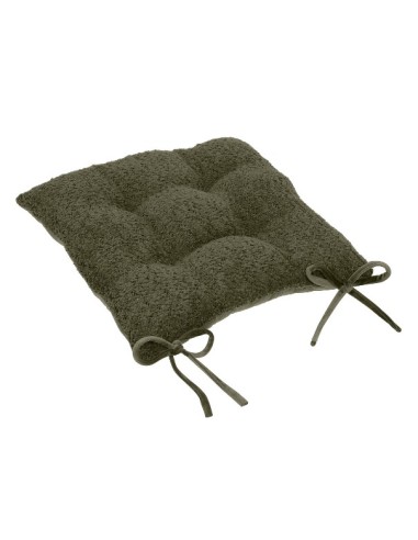 CUSCINI PER SEDIE - ARREDO: vendita online Cuscino per sedia Soana verde kaki 38x38 cm, imbottitura poliestere, elegante e re...