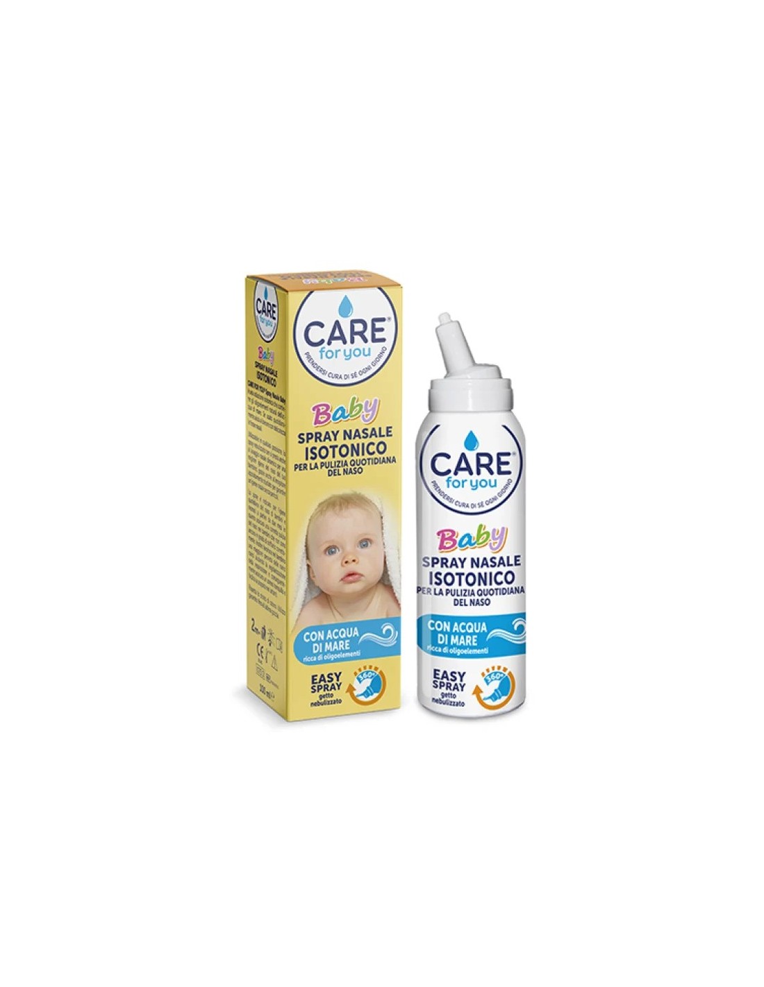 Spray Nasale Isotonico Baby Care for You 100ml - Shop in Casa