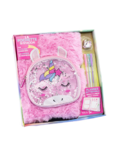 GIOCHI GIRL: vendita online MAGIC UNICORN 16012 POCHETTE CON MAXI PLANNER in offerta