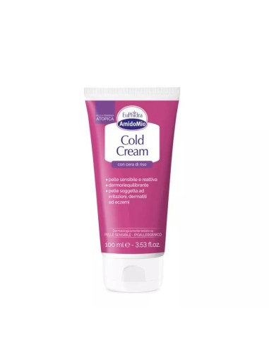 Euphidra AmidoMio Cold Cream 100 ml per Pelle Atopica - Sollievo e Idratazione