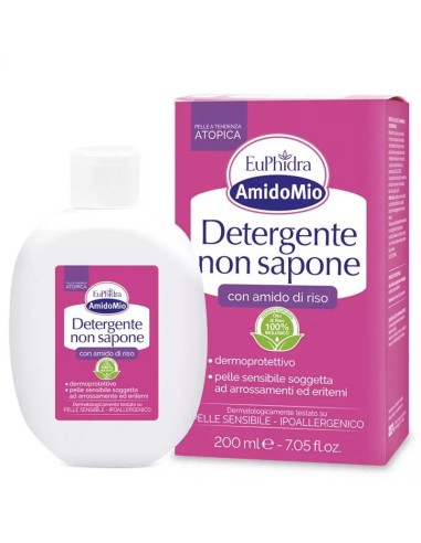 Euphidra AmidoMio Detergente Non Sapone per Bambini 200 ml - Idratazione e Protezione