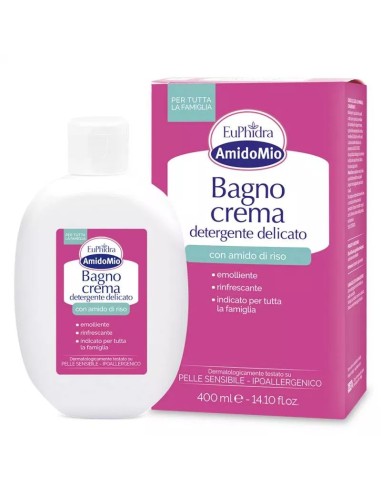 Euphidra AmidoMio Bagno Crema 400 ml - Detergente per Pelle Sensibile | ShopinCasa.it