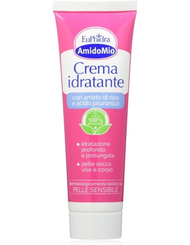 Amido Mio Crema Idratante di Riso e Acido Ialuronico 50 ml - Shopincasa.it