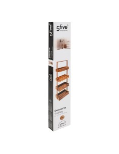 MENSOLE E SCAFFALI: vendita online Scaffale Acacia 4 Livelli, 88x26,8x16 cm, Elegante e Funzionale per Ogni Ambiente in offerta