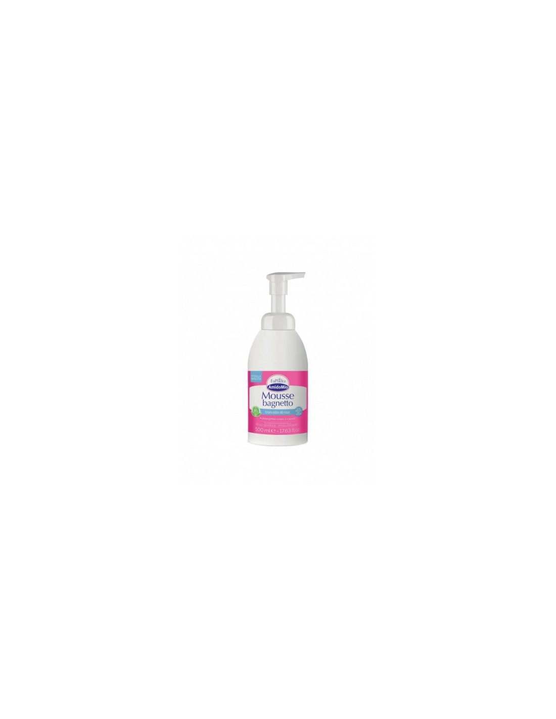 Euphidra Amidomio Mousse Bagnetto 500 ml - Delicatezza per la pelle del neonato | shopincasa.it