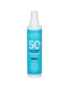 Euphidra Latte Spray Solare Dermopediatrico SPF 50+ - Protezione Alta per Bambini