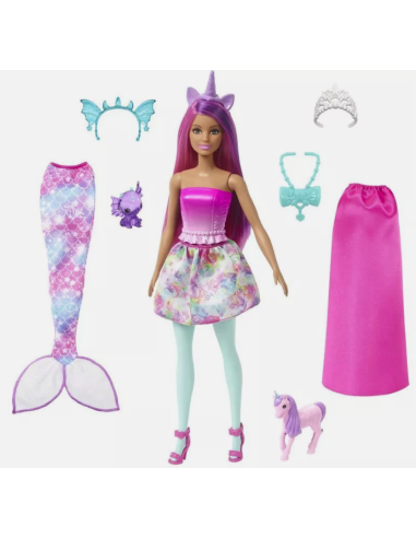 BARBIE HLC28 BAMBOLA DREAMTOPIA CON ACCESSORI