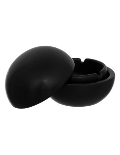 ACCENDINI E POSACENERE: vendita online Posacenere in ceramica Olme D10cm nero, posacenere elegante, accessorio casa, posacene...