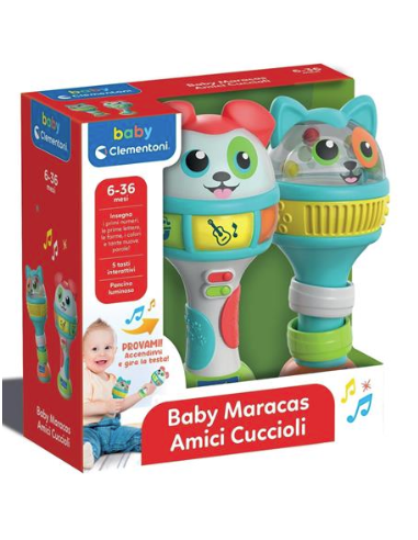 BABY 17985 MARACAS AMICI CUCCIOLI