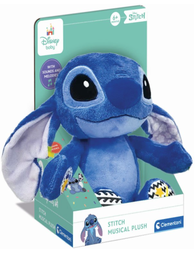 BABY DISNEY 17987 STITCH PELUCHE MUSICALE