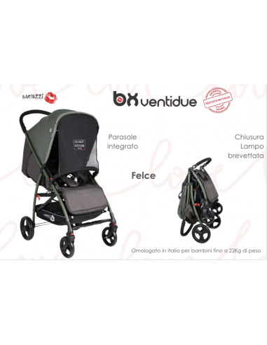 Baciuzzi BX 22: Passeggino Leggero, Sicuro e Full Optional-shopincasa