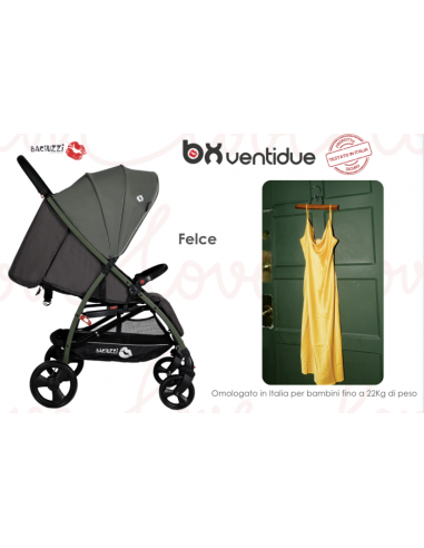 Baciuzzi BX 22: Passeggino Leggero, Sicuro e Full Optional-shopincasa