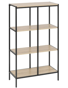 SCAFFALE 193575 ALIAJ 4PIANI METALLO/LEGNO 69X32X116CM