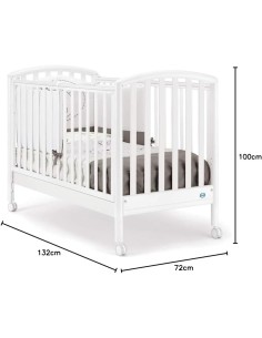 Pali Lettino Ciak Bianco – Eleganza e Sicurezza per il Tuo Bambino