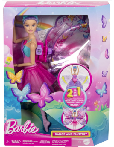 GIOCATTOLO PUBBLICIZZATO: vendita online BARBIE HXJ10 BAMBOLA BALLERINA FARFALLA in offerta