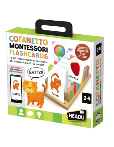 PRESCOLARI: vendita online IT59919 FLASHCARDS COFANETTO MONTESSORI in offerta