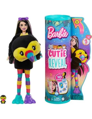 GIOCATTOLO PUBBLICIZZATO: vendita online BARBIE HKP97 CUTIE REVEAL GIUNGLA Assortito in offerta