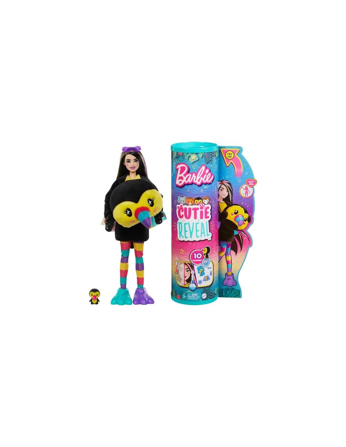 GIOCATTOLO PUBBLICIZZATO: vendita online BARBIE HKP97 CUTIE REVEAL GIUNGLA Assortito in offerta