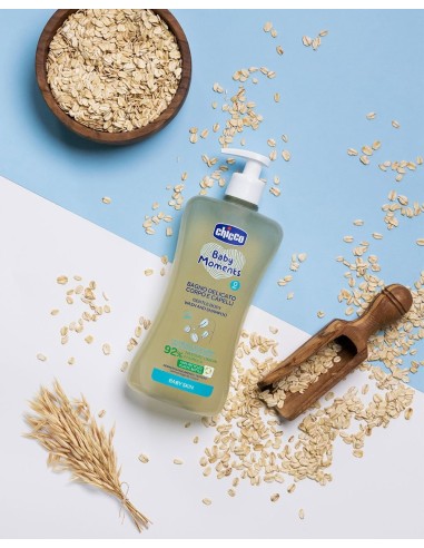 Bagno Delicato Corpo e Capelli Baby Moments Chicco – Formula Naturale e Lenitiva