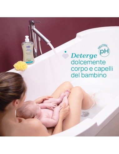 Bagno Delicato Corpo e Capelli Baby Moments Chicco – Formula Naturale e Lenitiva