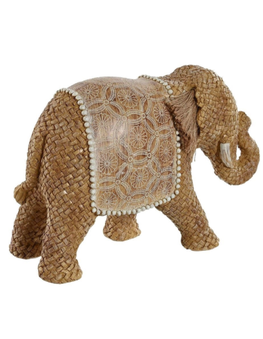 FIGURA ELEFANTE FD215889 RESINA 32X12X21CM NATURALE