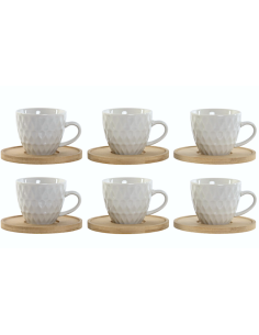 SET 6TZ CAFFE PC217579 90ML PIATTINO BAMBOO