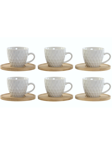 SET 6TZ CAFFE PC217579 90ML PIATTINO BAMBOO