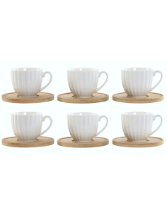 SET 6TZ CAFFE PC217580 90ML PIATTINO BAMBOO