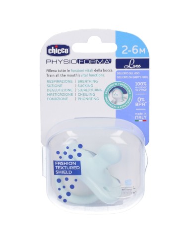 Chicco Gommotto Physioforma Luxe Silicone 2-6m Boy | shopincasa.it