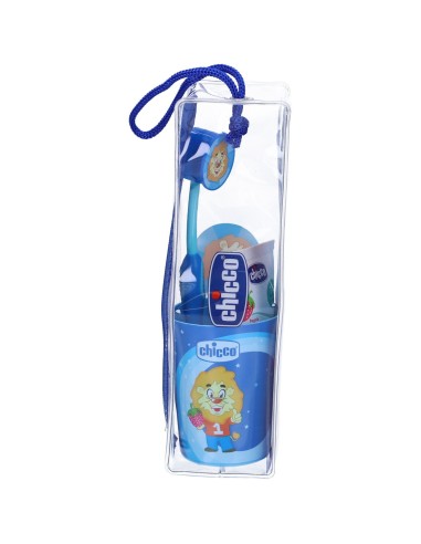 Set da Viaggio Igiene Orale Chicco Azzurro | shopincasa.it