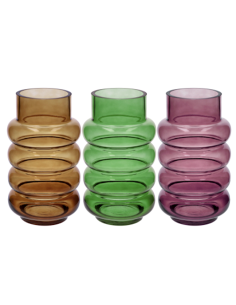 VASO 112535 JOELS VETRO 14X24CM ASSORTITO