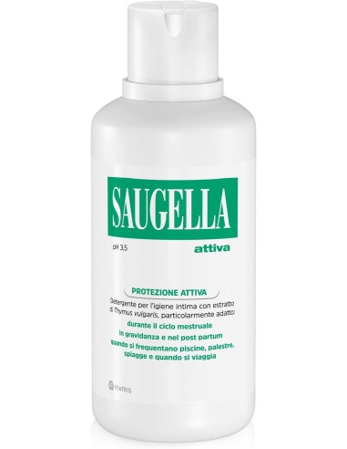 Saugella Attiva - Detergente Intimo con Estratto di Timo | ShopinCasa.it