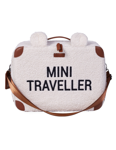 La Mini Traveller Teddy Off White di Childhome è la valigia perfetta per i piccoli viaggiatori! Con un design compatto e leggero