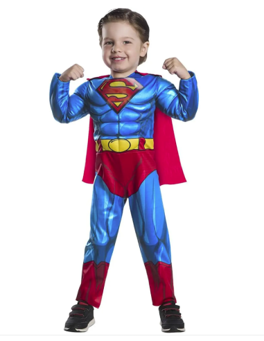 VESTITI: vendita online COSTUME 702220-4T SUPERMAN 4T PER BAMBINO in offerta