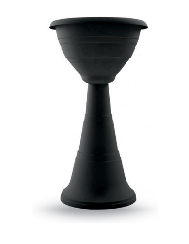 VASI E SOTTO VASI: vendita online Vaso Fioriera a Colonna, Posacenere, Antracite, Plastica, Diametro 39 cm, Altezza 70 cm, De...