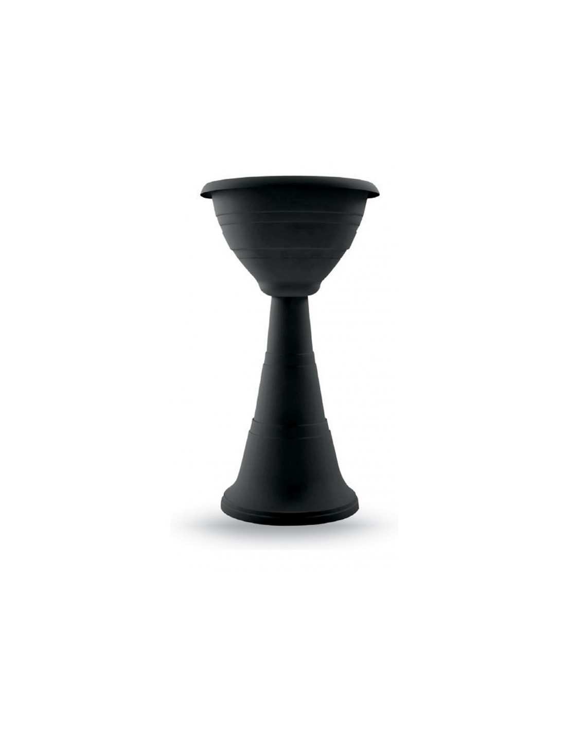 VASI E SOTTO VASI: vendita online Vaso Fioriera a Colonna, Posacenere, Antracite, Plastica, Diametro 39 cm, Altezza 70 cm, De...