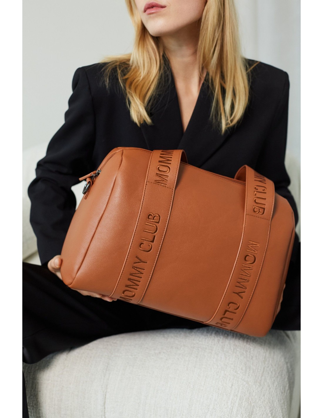 Borsa Mommy Club Signature Vegan Leather Brown - Eleganza e Praticità | Shopincasa.it