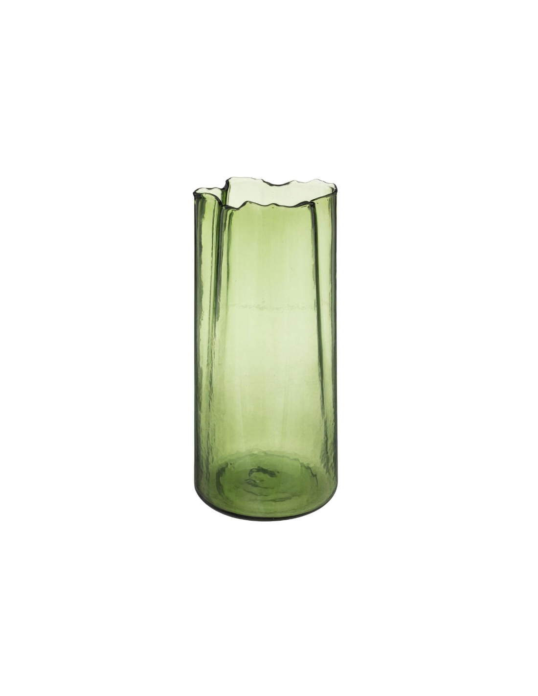 VASO 193755 JEMO VETRO 15X32CM VERDE