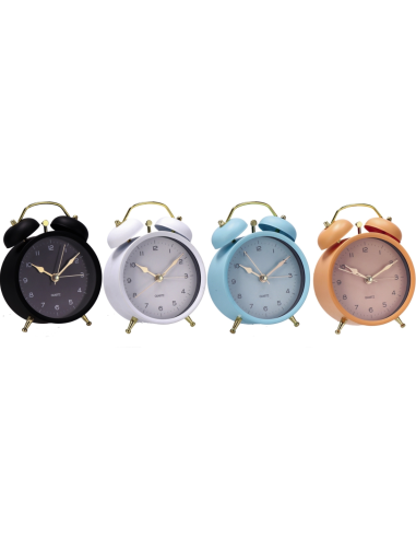 OROLOGIO SVEGLIA 107177 FERRO 10X6X14CM ASSORTITO