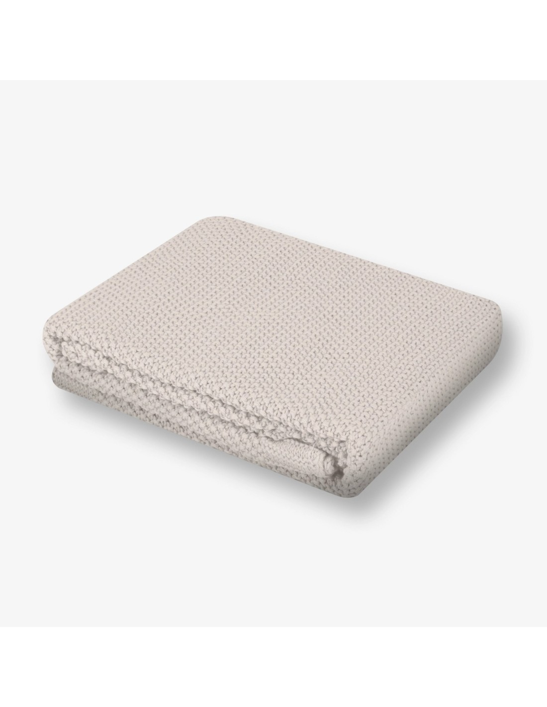 Coperta in Cotone Lavorato DREAM BIG Beige 75x100 cm - shopincasa.it