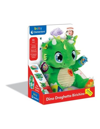 Dino, Draghetto Birichino: Peluche educativo per bambini - Shopincasa