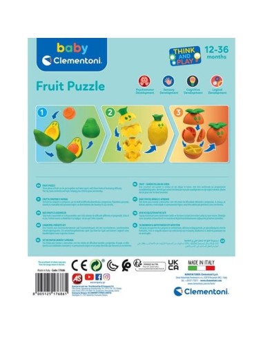 Fruit Set: Gioco educativo per bambini con frutti stimolanti - Shopincasa